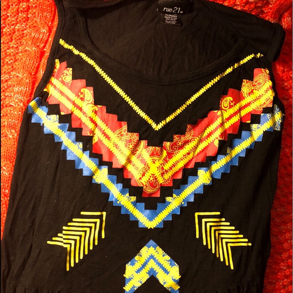 Rue 21 Tank Top with Fringe